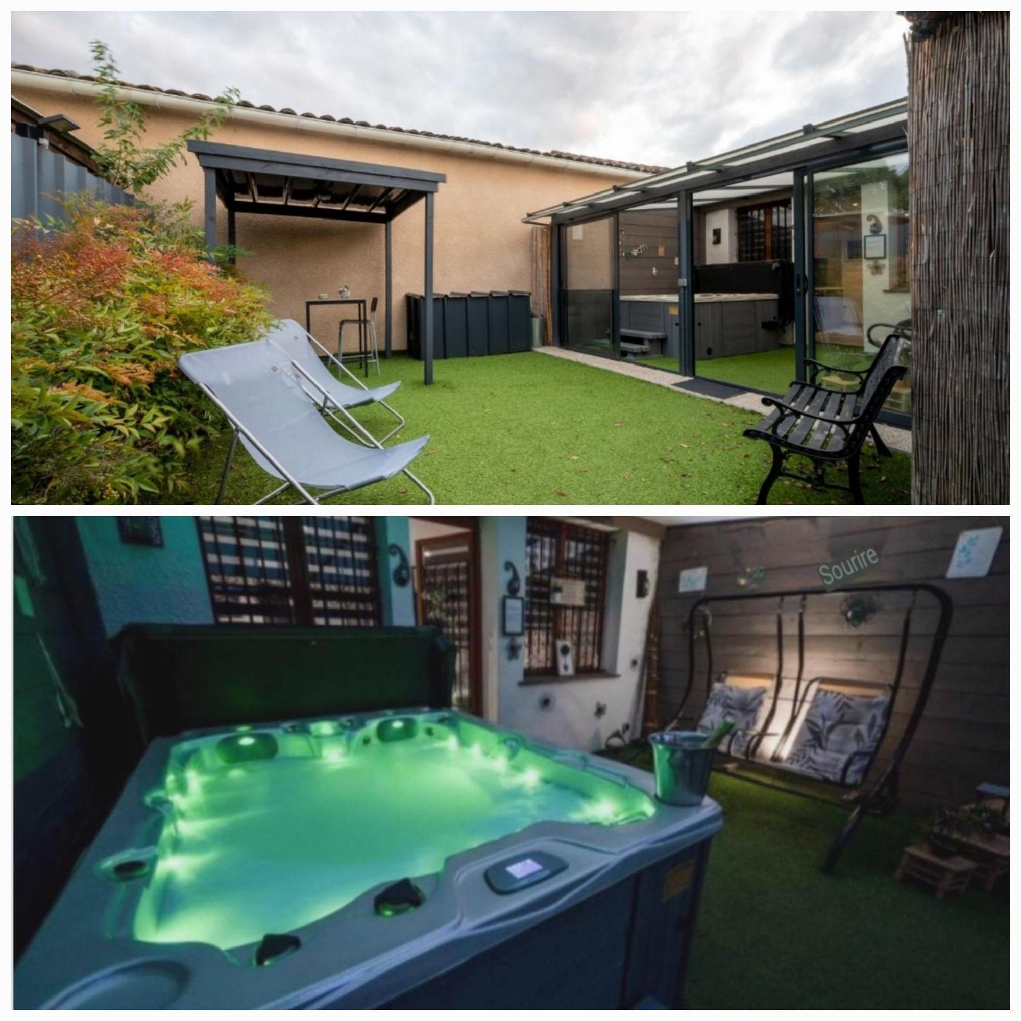 Вилла Spa Privatif Toulouse Jacuzzi Aucamville Экстерьер фото